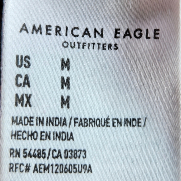 American Eagle Black Floral Print Cap Sleeve Open Back Dress Size Medium - Picture 8 of 10